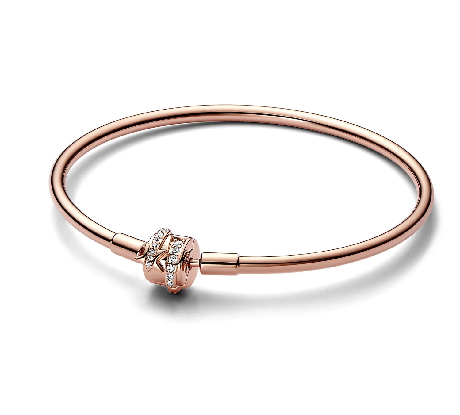 Pandora Moments Sparkling Shooting Star Clasp Bangle - 582734C01