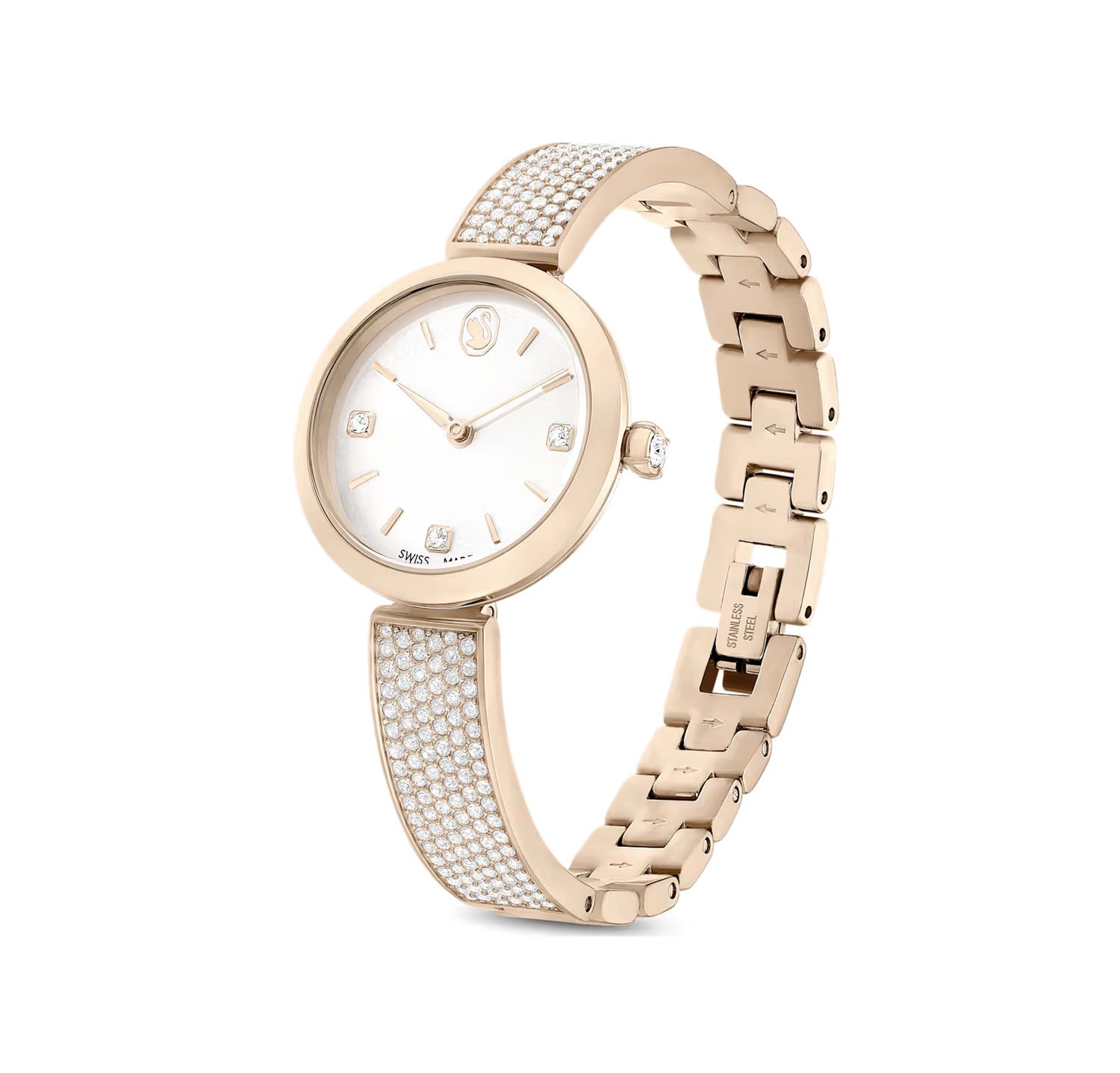 Illumina Watch Swiss Made, Metal Bracelet, Gold Tone, Champagne Gold-Tone - 5671196