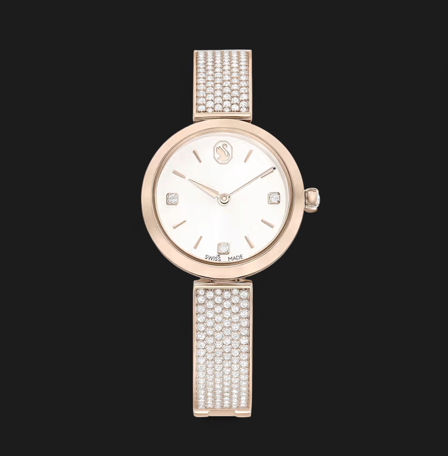 Illumina Watch Swiss Made, Metal Bracelet, Gold Tone, Champagne Gold- 5671196