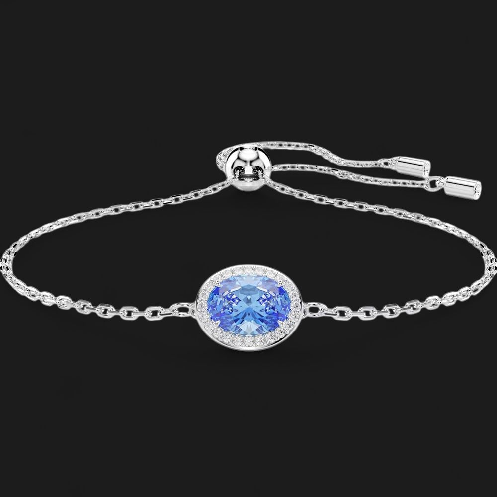 Una Bracelet, Oval Cut, Blue - 5671895