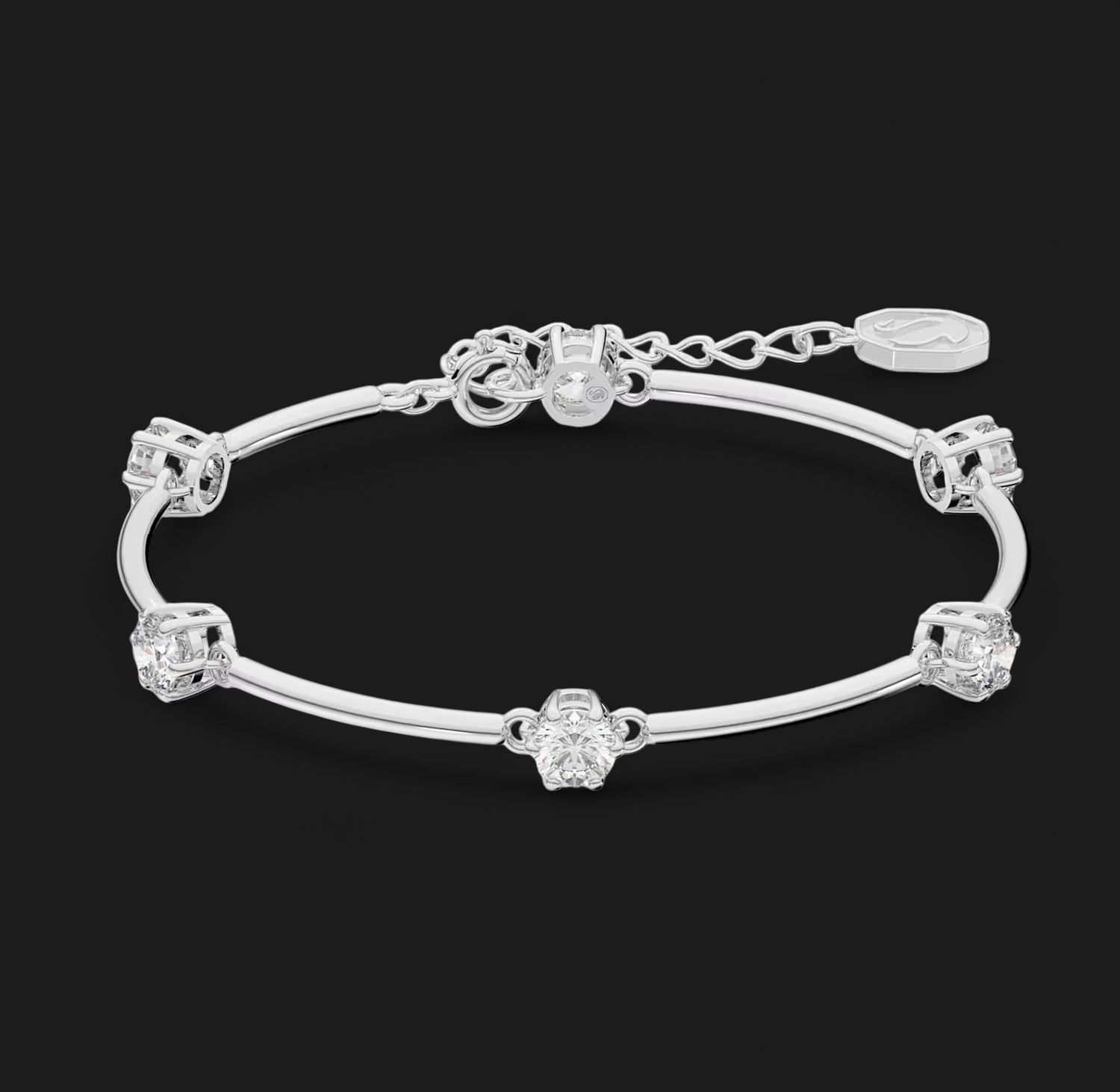 Constella Bangle , Round Cut, White- 5641680