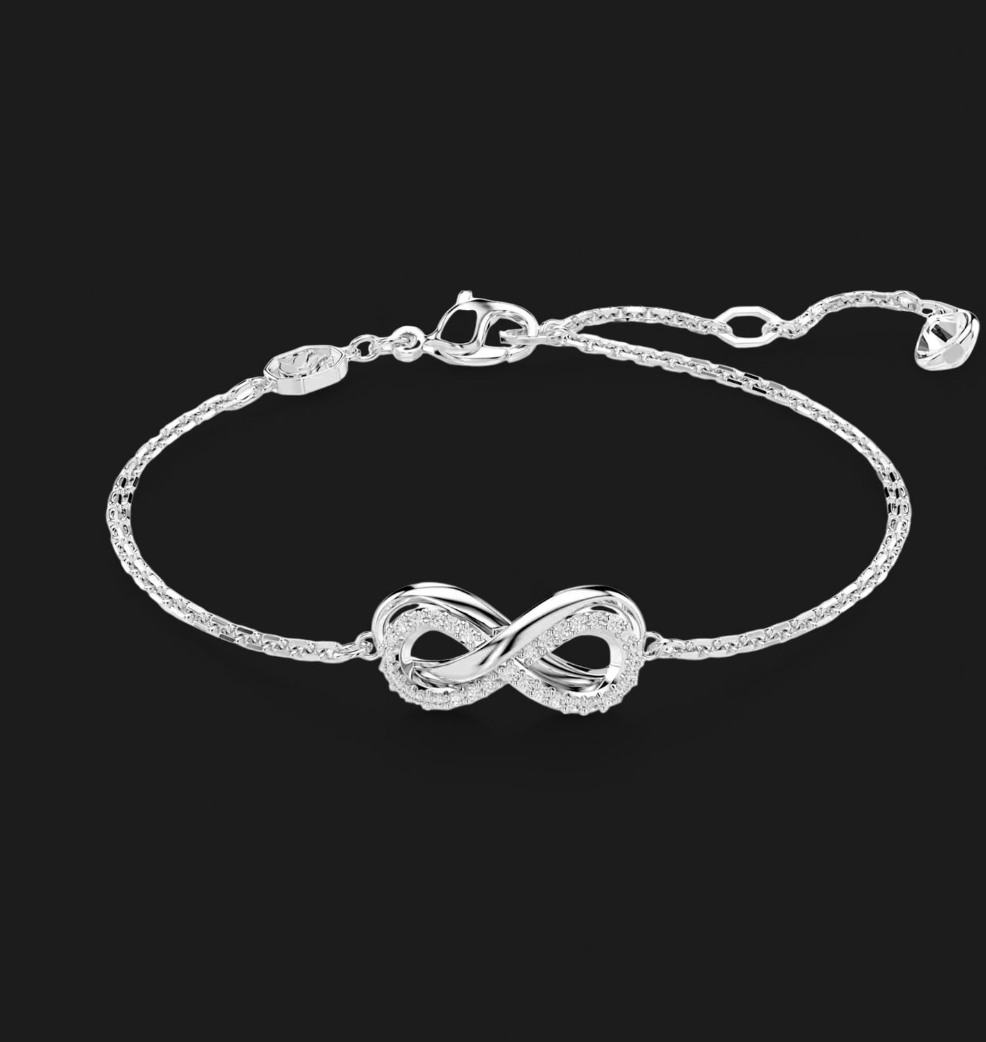 Hyperbola Bracelet, Infinity, White (Size M) - 5679664