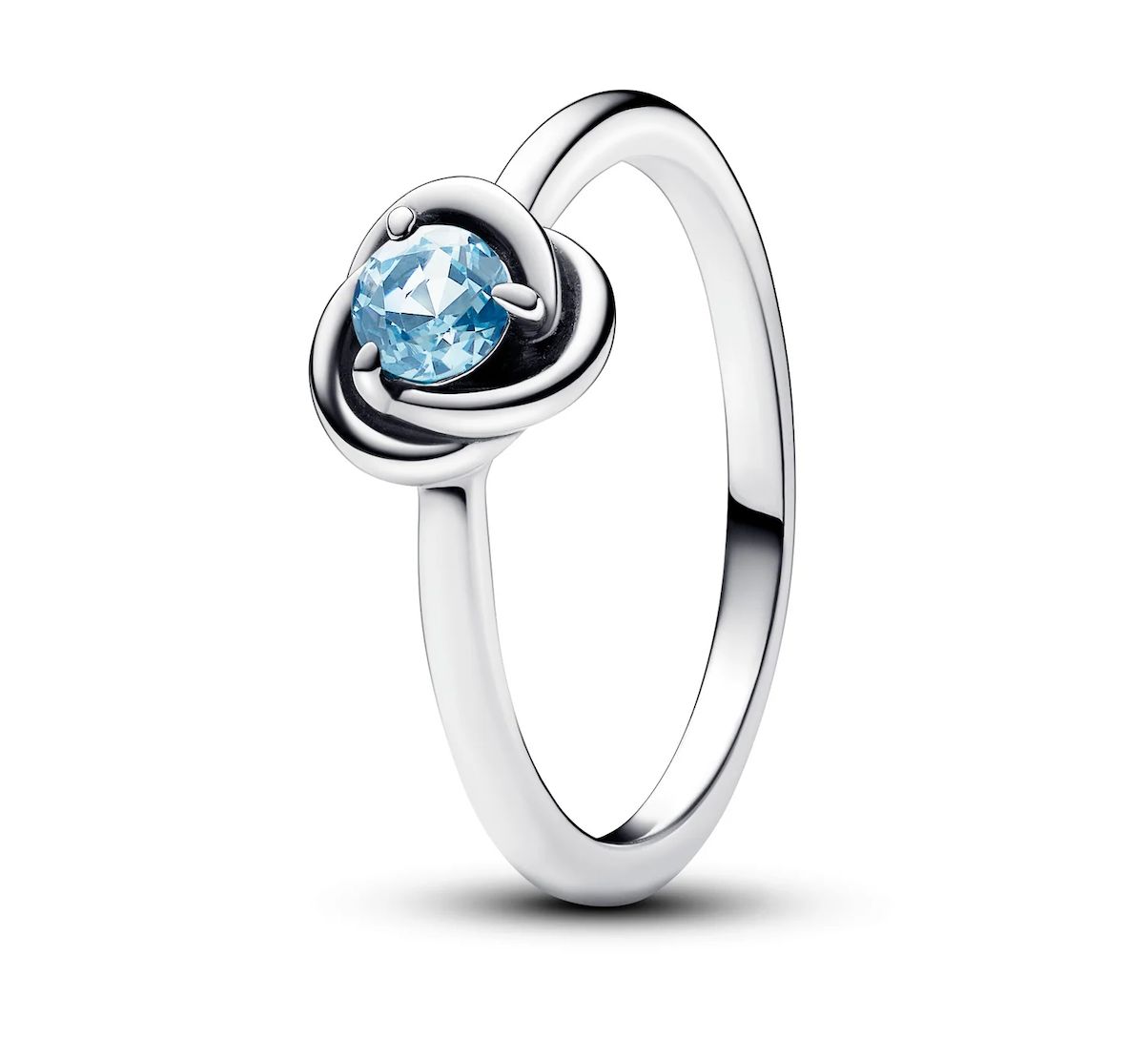 Sea Aqua Blue Eternity Circle Ring - 192993C03