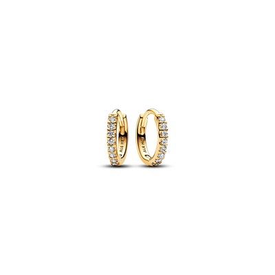 Sparkling Huggie Hoop Earrings - 263015C01