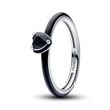 Pandora ME Black Chakra Heart Ring  - 193088C01