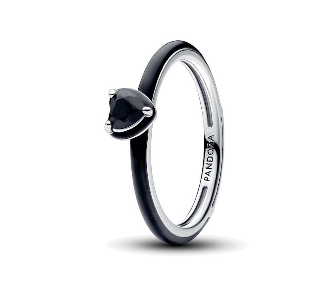 Pandora ME Black Chakra Heart Ring  - 193088C01