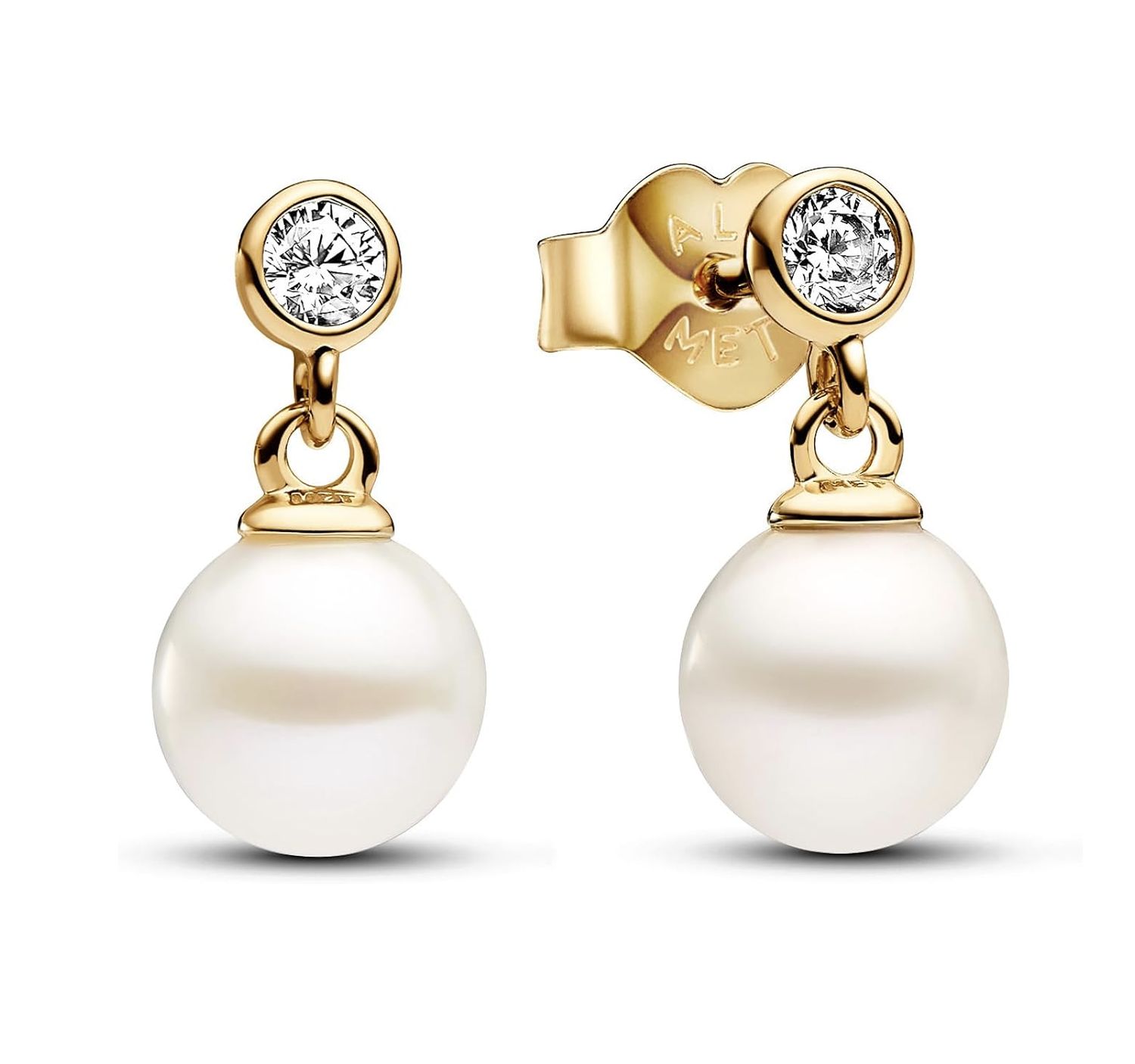 Pandora Treated Freshwater Cultured Pearl &amp; Stone Drop Earrings - 263153C01