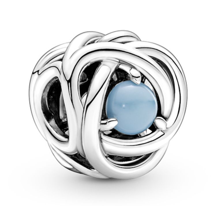 December Birthstone Eternity Circle Charm-790064C02