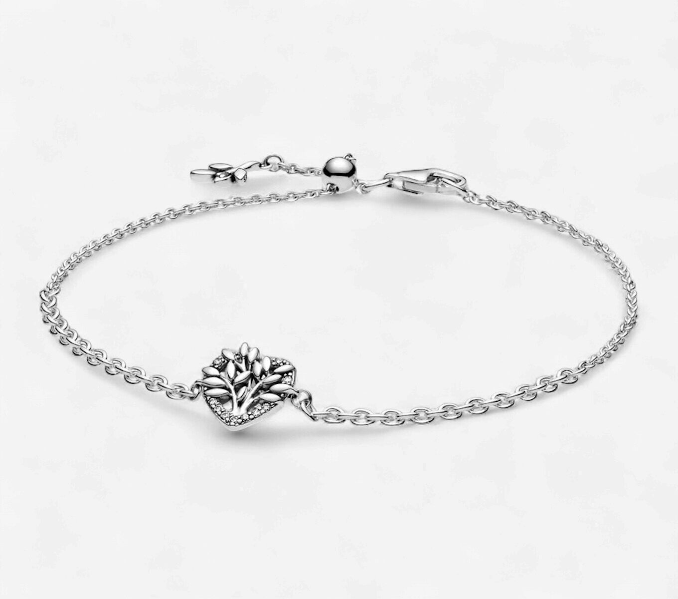 Heart Family Tree Chain Bracelet  - 599292C01-20