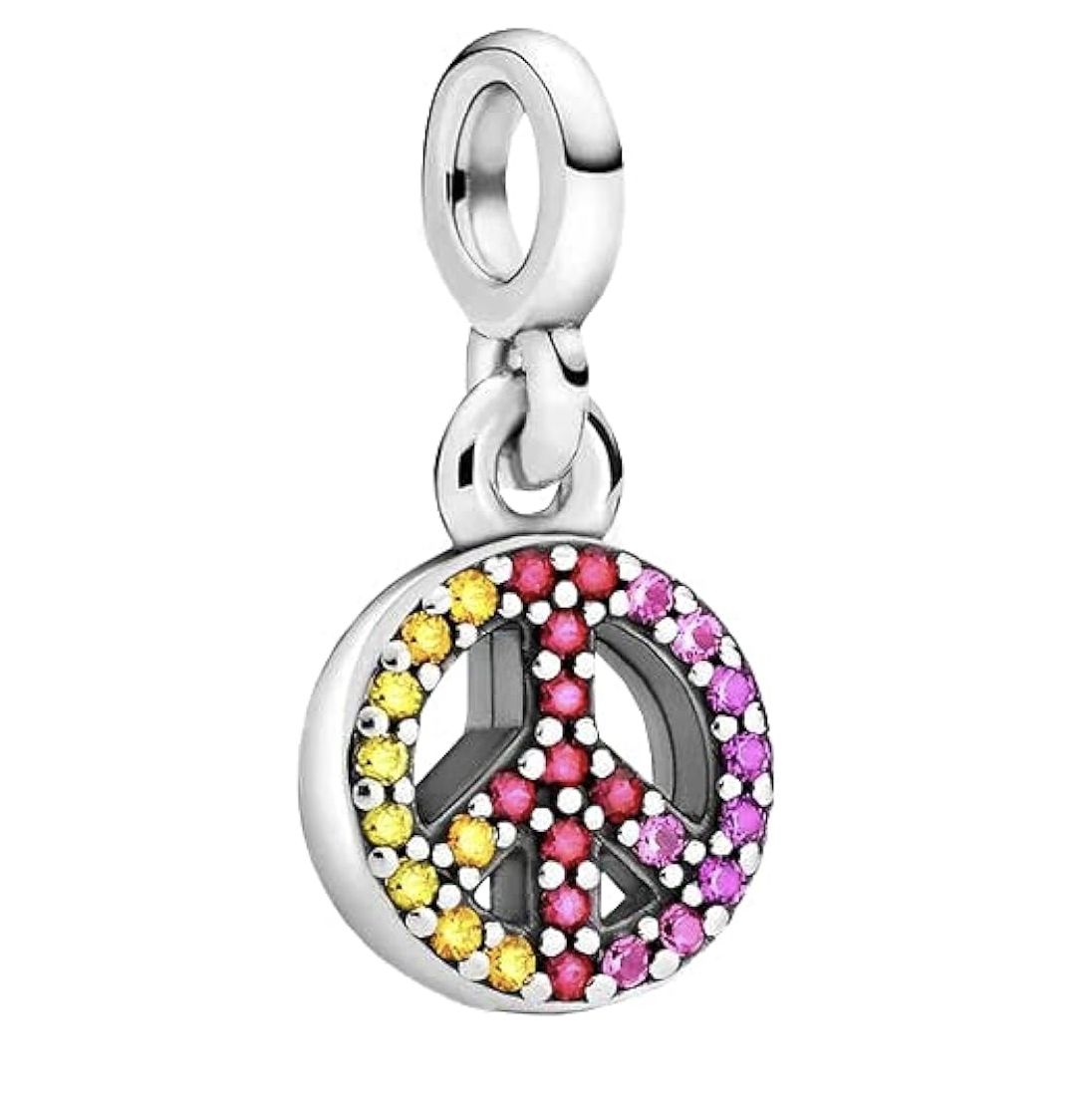 Pandora ME Peace Sign Mini Dangle Charm - 799424C01