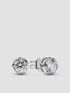 Pandora Era Bezel Sterling Silver Lab-grown Diamond Earrings - 292864C01