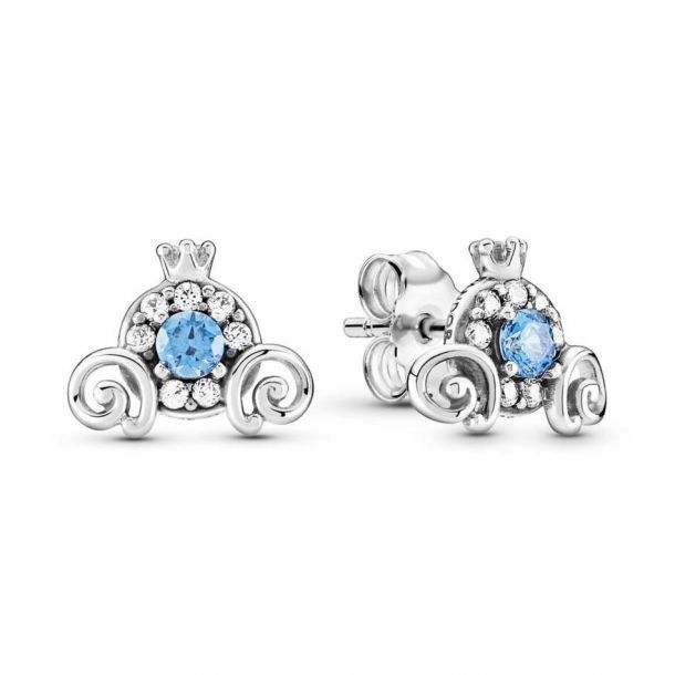 Pandora Disney Cinderella Pumpkin Stud Earrings - 299193C01