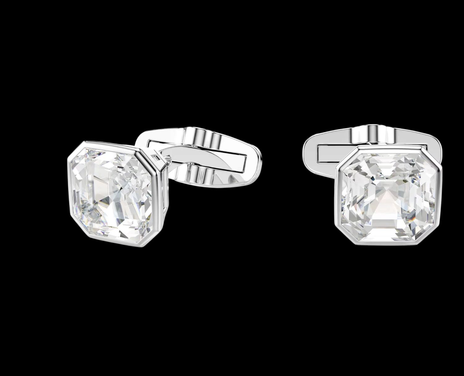 Millenia Cufflinks Octagon Cut, White- 5733306