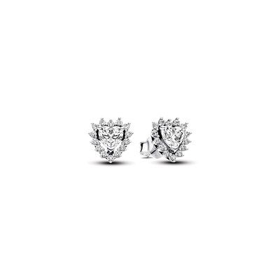 Heart Halo Stud Earrings - 293097C01