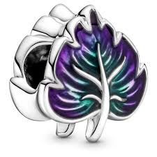 Purple &amp; Green Leaf Charm - 799542C01