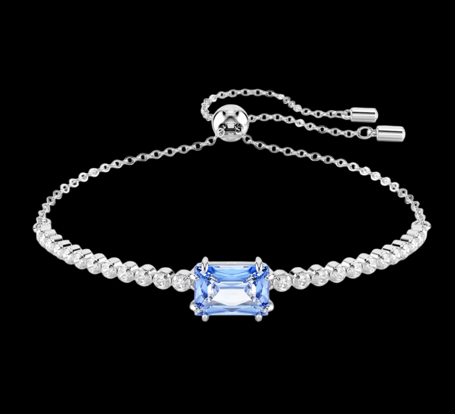Matrix Tennis Bracelet, Mixed Cuts, Blue (Size M)- 5693412