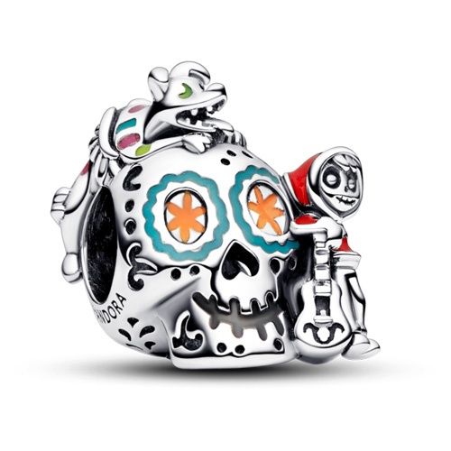 Disney Pixar Coco Miguel &amp; Dante Skull Glow-in-the-dark Charm - 792817C01