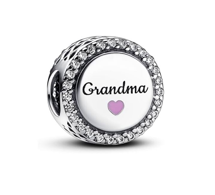 Love Grandma Engravable Charm - 792016CZ_E053