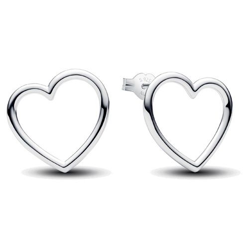 Front-facing Heart Stud Earrings - 293077C00