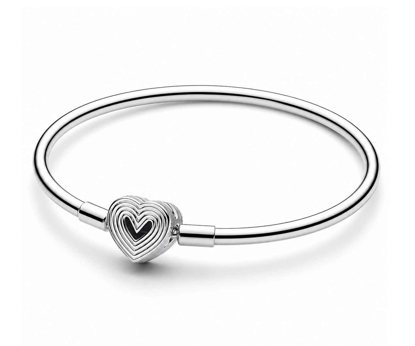 Radiating Heart Clasp Bangle-593752C00