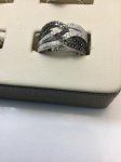 Black and White Diamond Ring