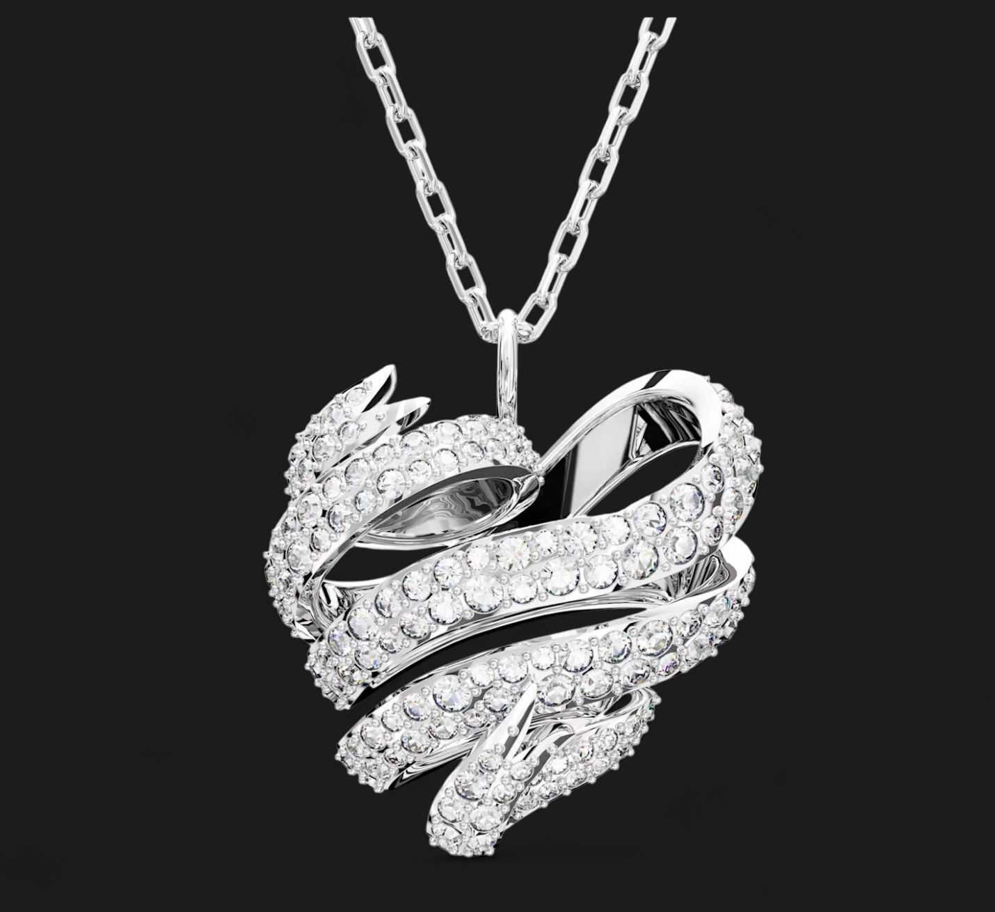 Volta Pendant, Heart,  White - 5647584