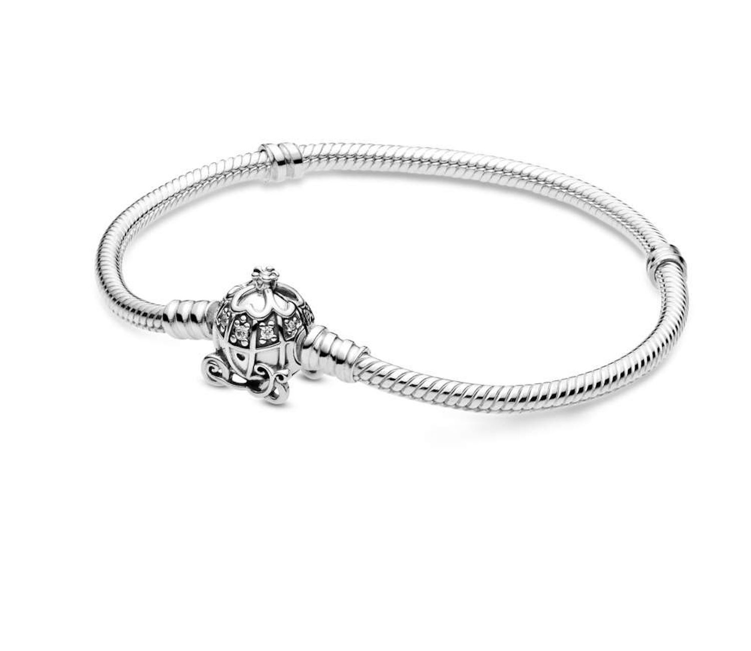 Disney Cinderella Pumpkin Coach Clasp Pandora Moments Bracelet - 599190C01