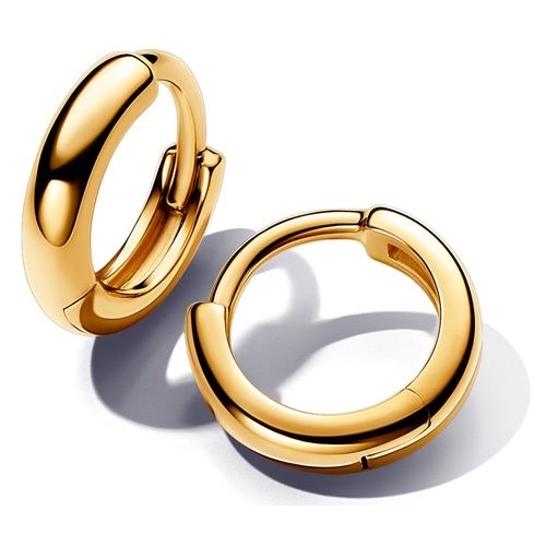 Pandora Round Huggie Hoop Earrings - 263286C00