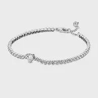 Sparkling Heart Tennis Bracelet - 590041C01