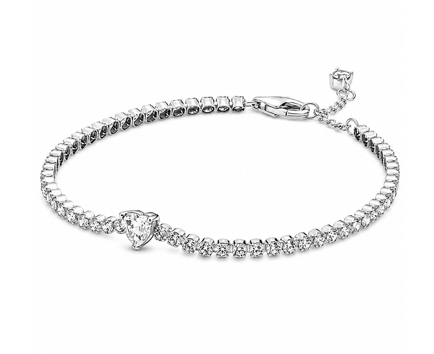 Sparkling Heart Tennis Bracelet - 590041C01
