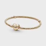 Pandora Moments Heart Clasp Snake Chain Bracelet - 559522C00