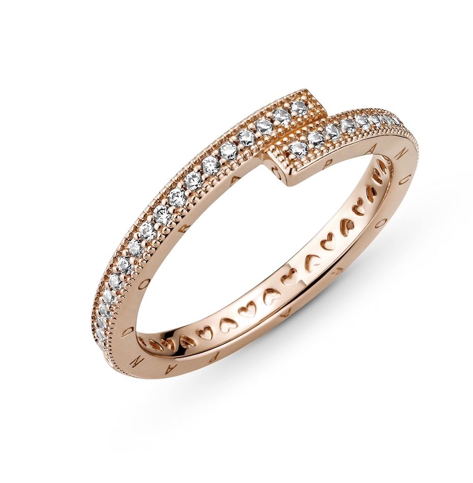 Sparkling Overlapping Ring - 189491C01
