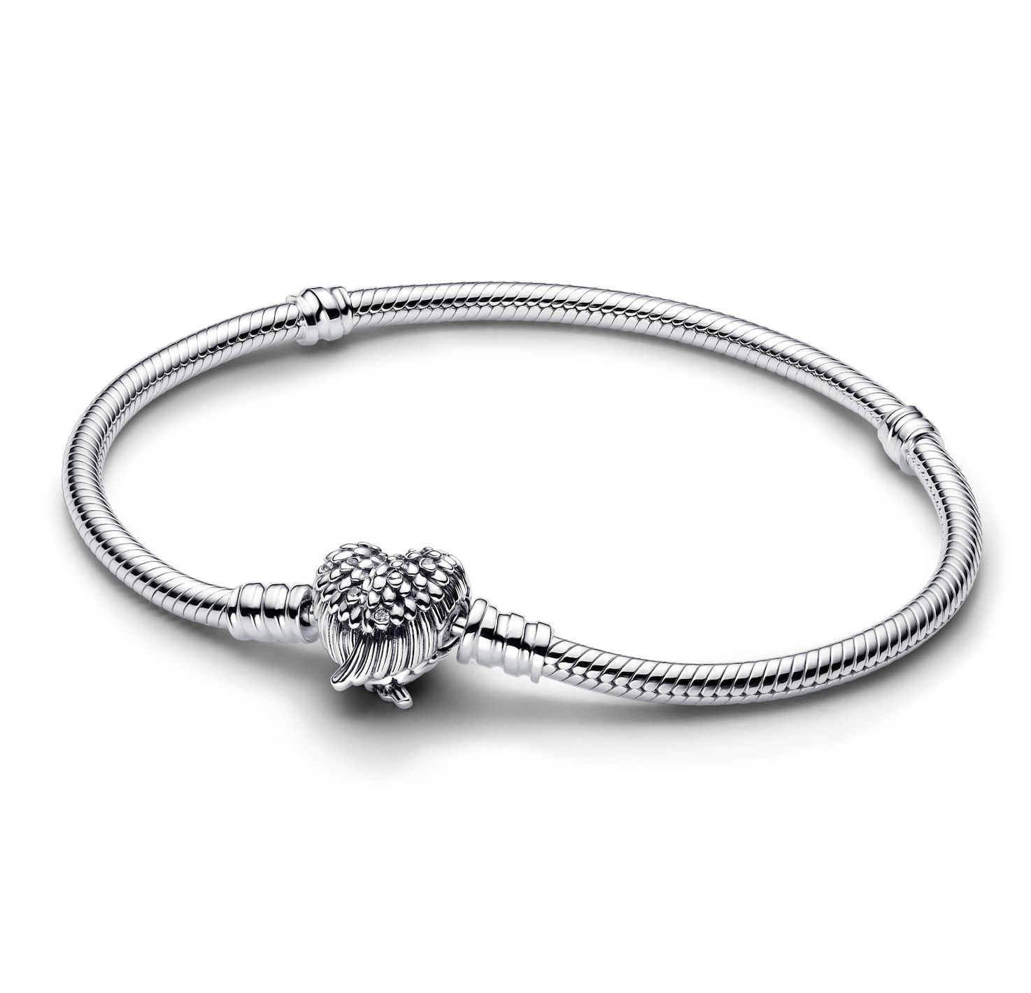 Heart Wings Clasp Snake Chain Bracelet-593680C01