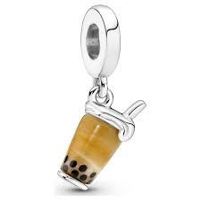 Murano Glass Bubble Tea Dangle Charm - 791685C01