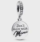 Don't Mess with Mama Engravable Dangle Charm - 793204C01