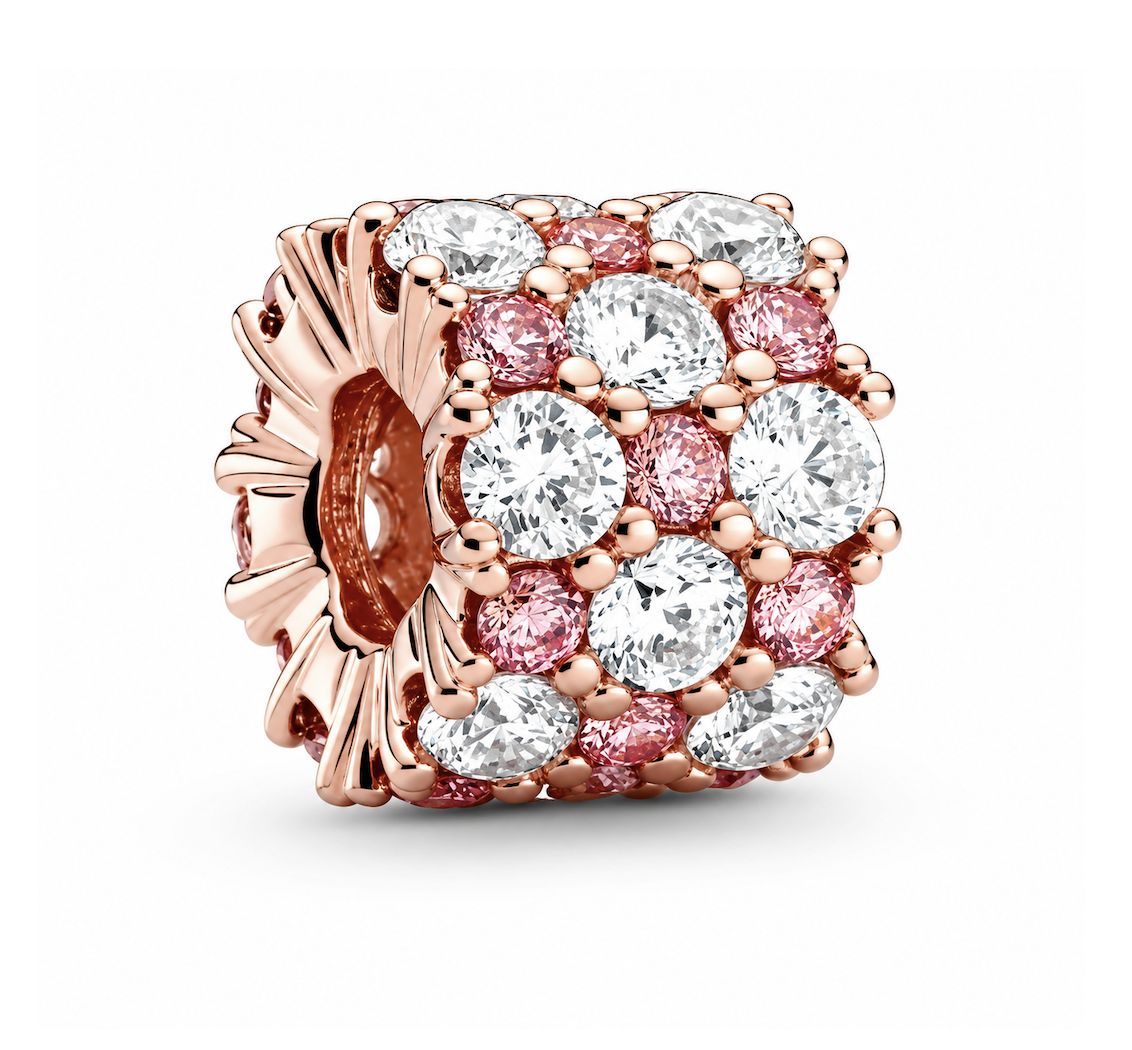 Pink &amp; Clear Sparkle Charm-788487C01