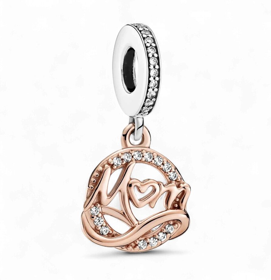 Two-Tone Mum Dangle Charm-789374C01