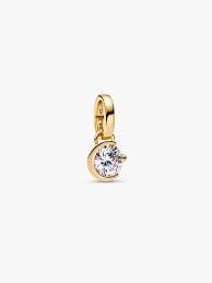 Pandora Talisman 14k Gold Lab-grown Diamond Moon Pendant - 352869C01