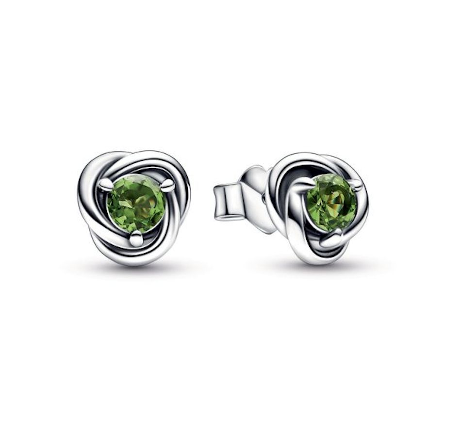 Pandora August Birthstone Eternity Circle Stud Earrings - 292334C03