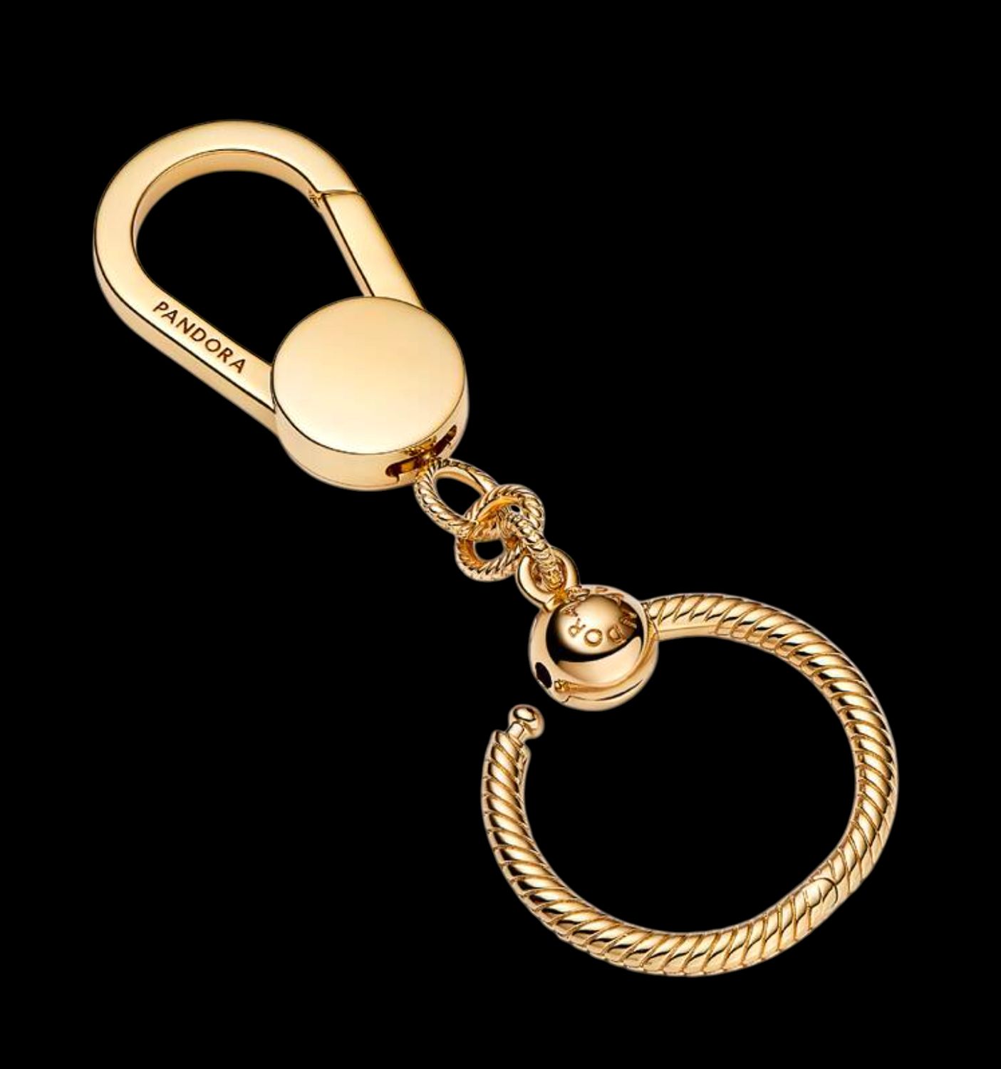 Gold Small Bag Charm Holder-362237C00