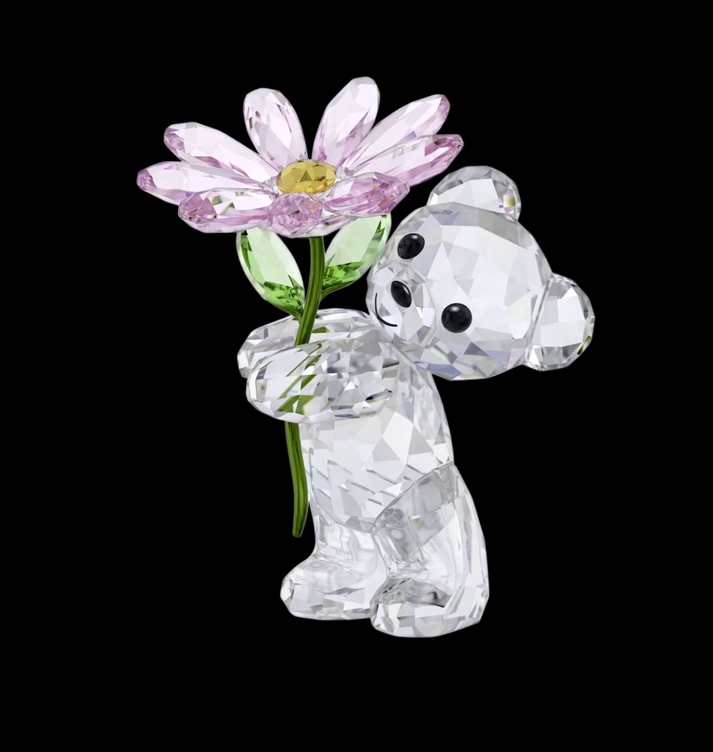 Kris Bear, A Daisy For You Figurine, Pink, Green-5675327