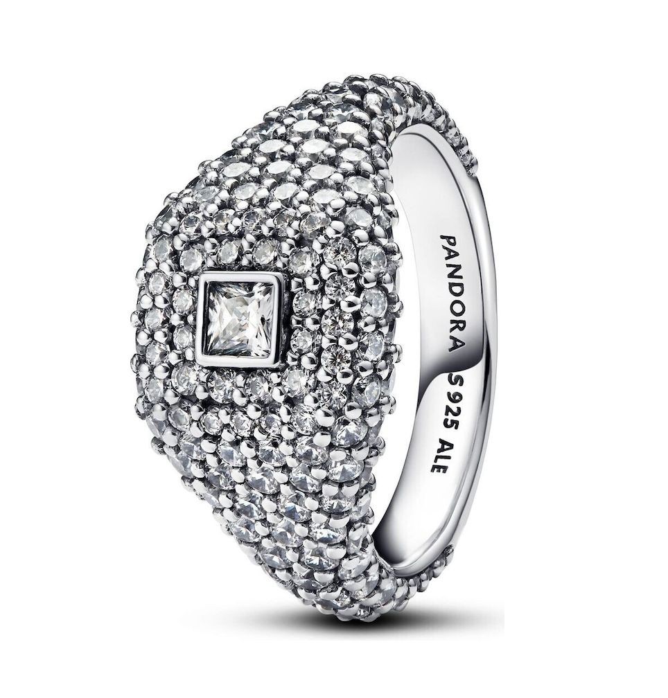 Pavé Square Cocktail Ring-193556C01