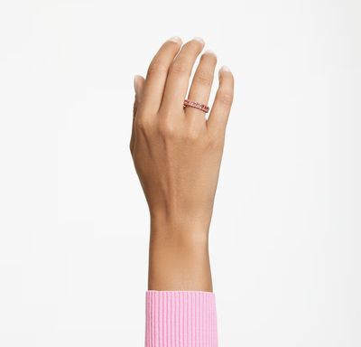 Matrix ring Baguette Cut, Pink, Rose Gold-5648287