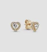 Elevated Heart Stud Earrings - 259137C01