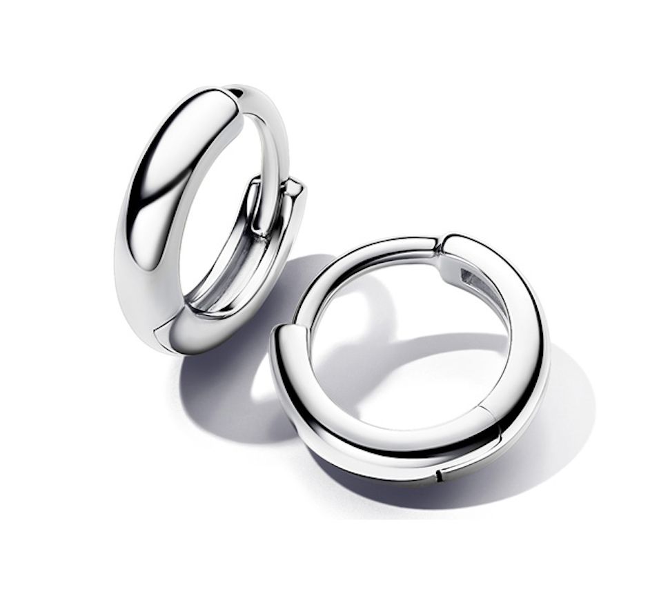 Pandora Round Huggie Hoop Earrings - 293286C00