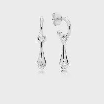 Pavé Modern LovePods Dangle Earrings - 297357CZ