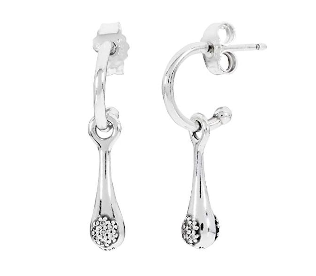 Pavé Modern LovePods Dangle Earrings - 297357CZ