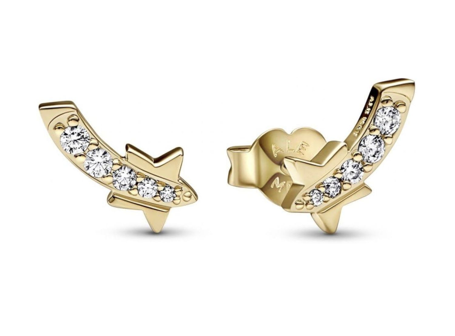Pandora Shooting Star Pavé Stud EarringsShooting star - 262375C01