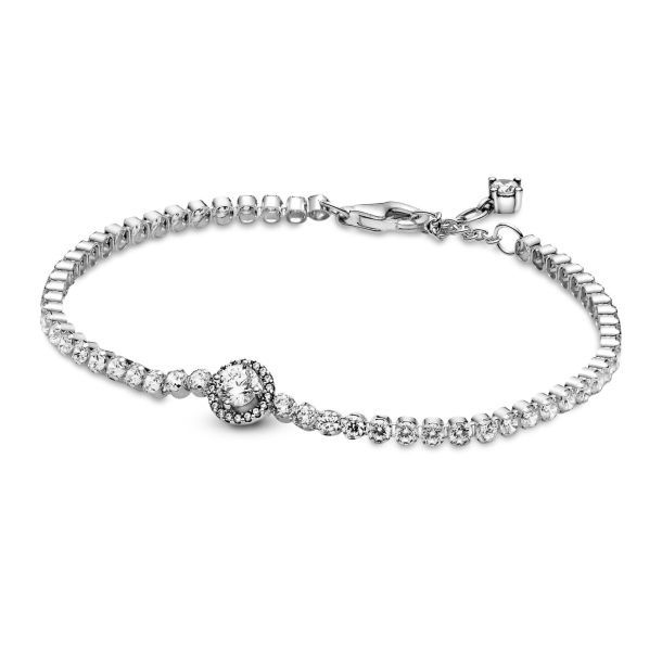 Sparkling Halo Tennis Bracelet - 599416C01