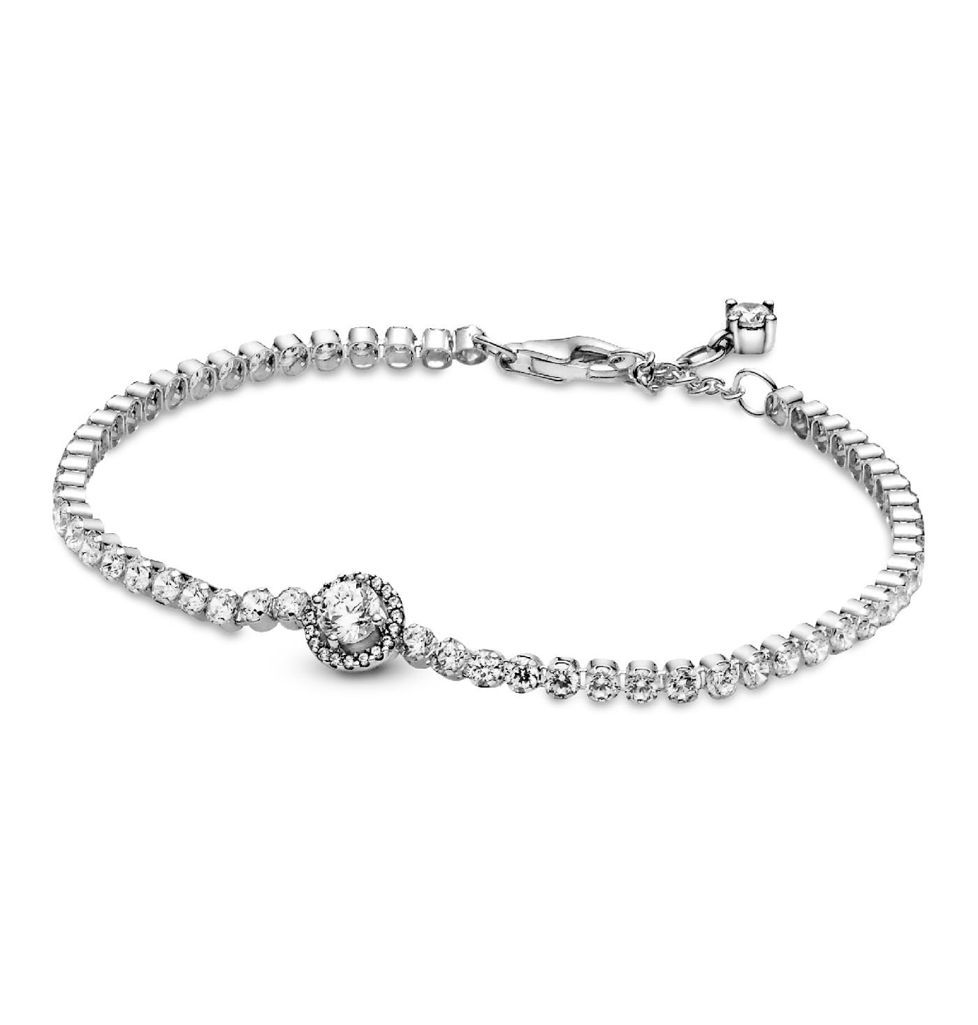 Sparkling Halo Tennis Bracelet-599416C01